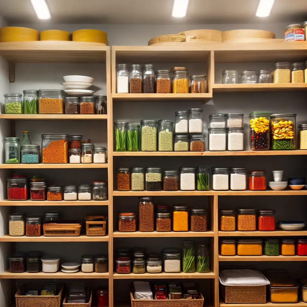 cozinha organizada utensilios armarios