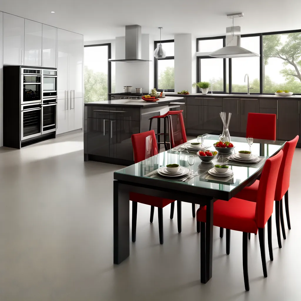 mesa jantar acessorios cozinha modernos