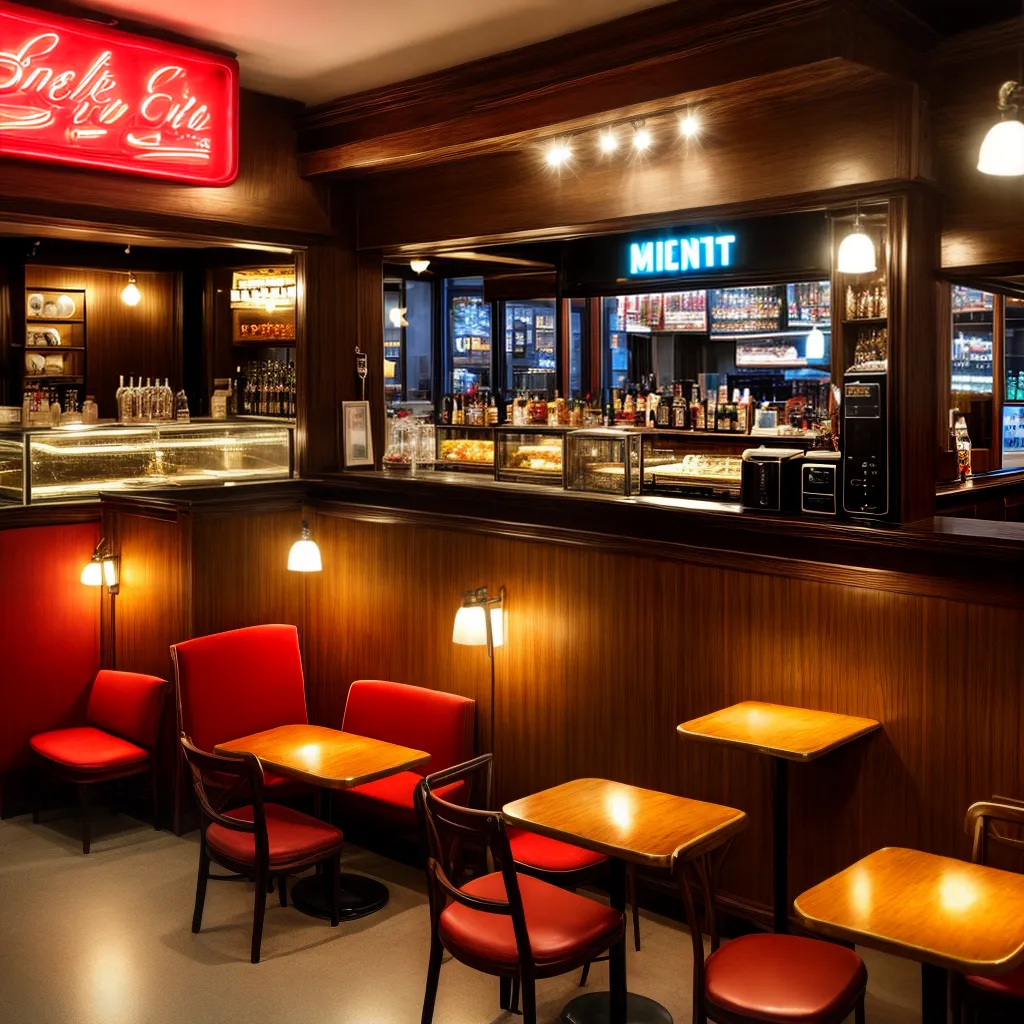 cafe retro vintage ambiente charmoso