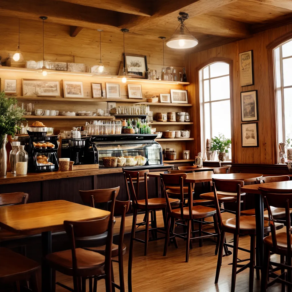 cafe retro madeira luz antigo