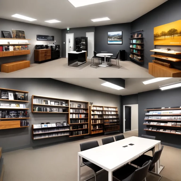 Design de interiores para lojas de fotografia e equipamentos
