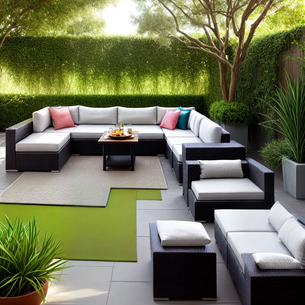 area externa decorada sofa rattan area externa decorada sofa rattan