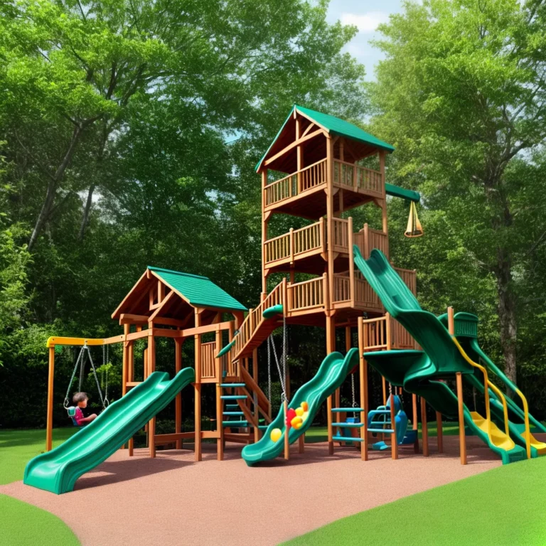 Móveis para jardim infantil: diversão e segurança.