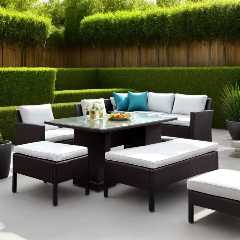 Móveis para jardim de design italiano: elegância e exclusividade.