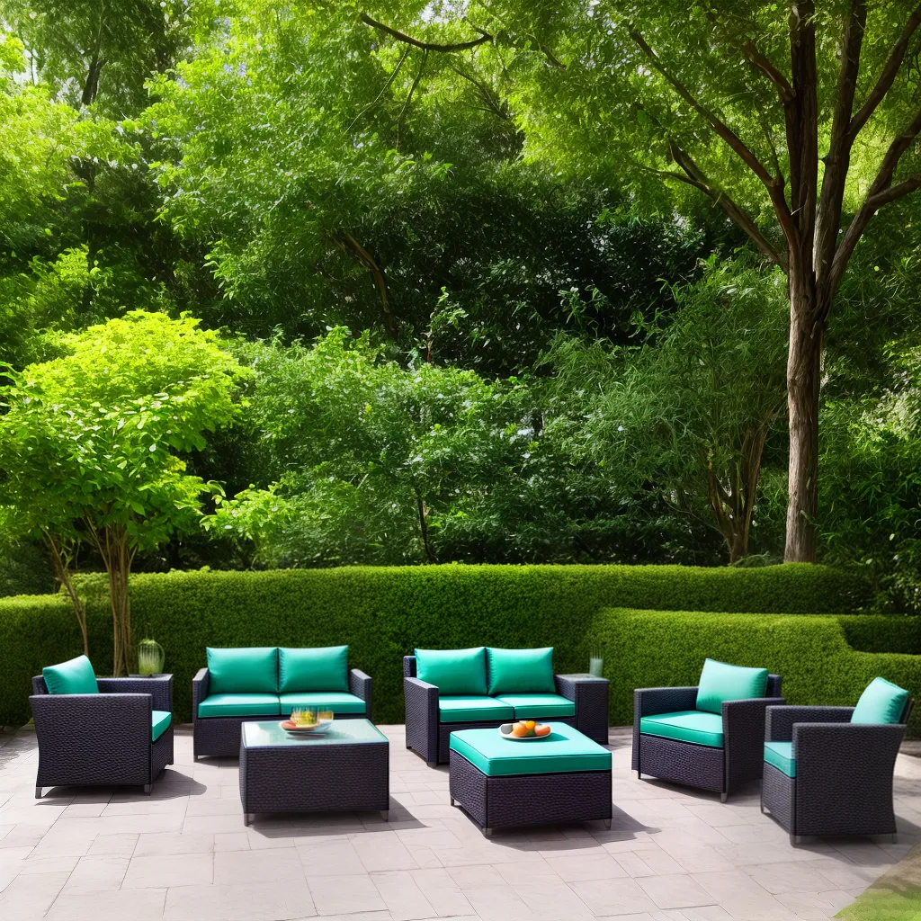 jardim ao ar livre poltronas conforto
