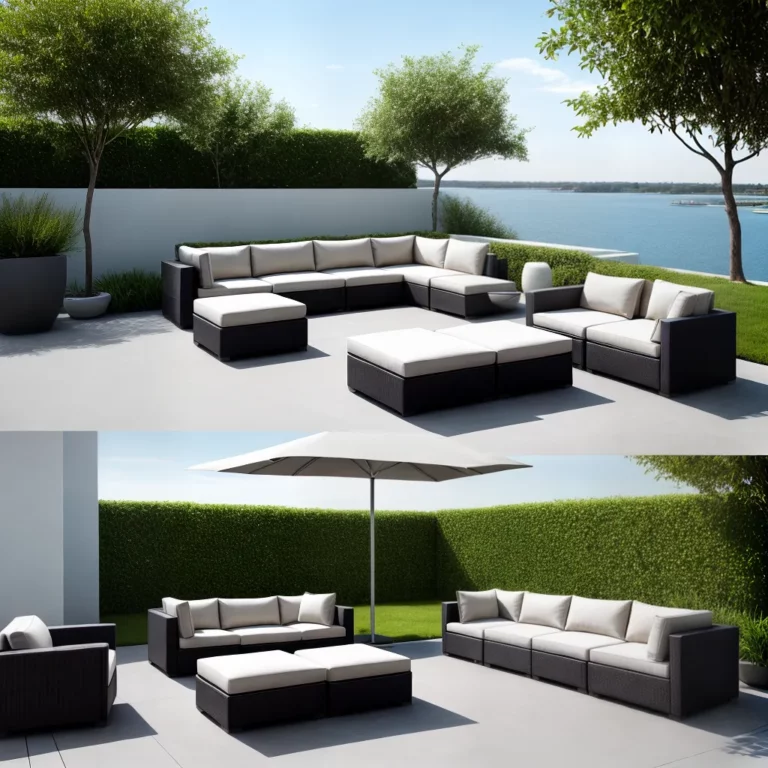 Como criar um ambiente contemporâneo com móveis para jardim?