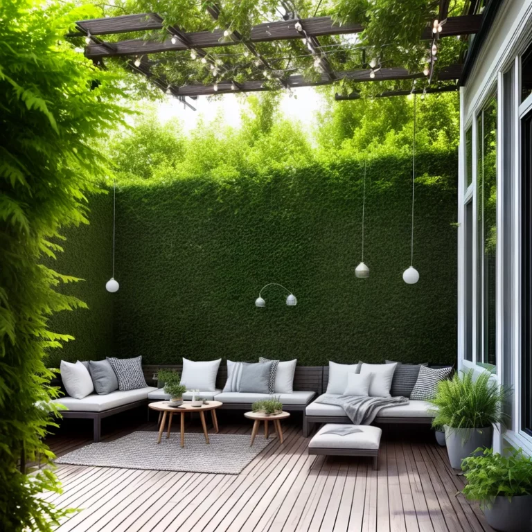 Como criar um ambiente escandinavo com móveis para jardim?