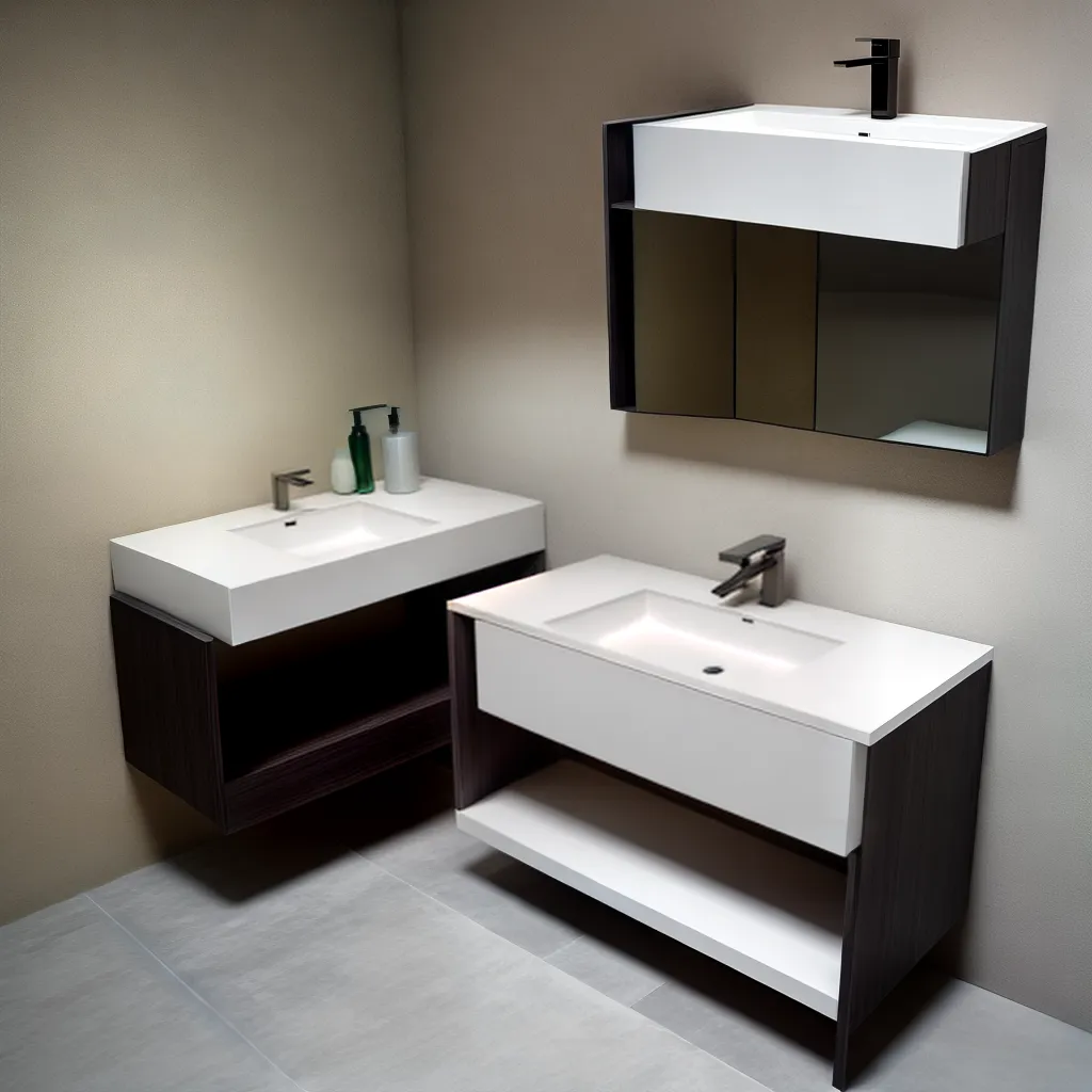 banheiro concreto moderno elegante