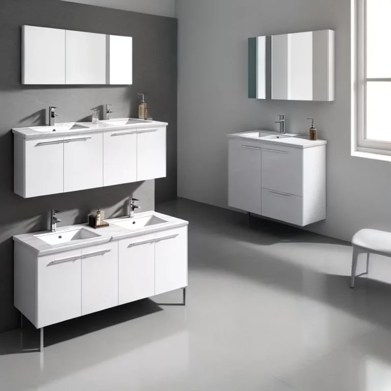 Móveis para banheiro em mármore: elegância e durabilidade