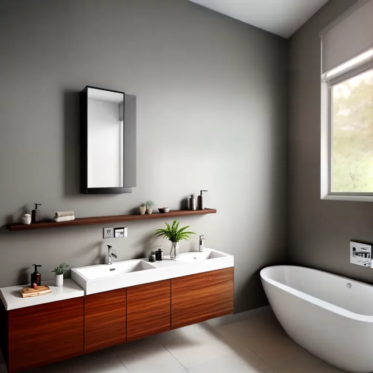 Banheiros com estilo zen: móveis em bambu e pedra