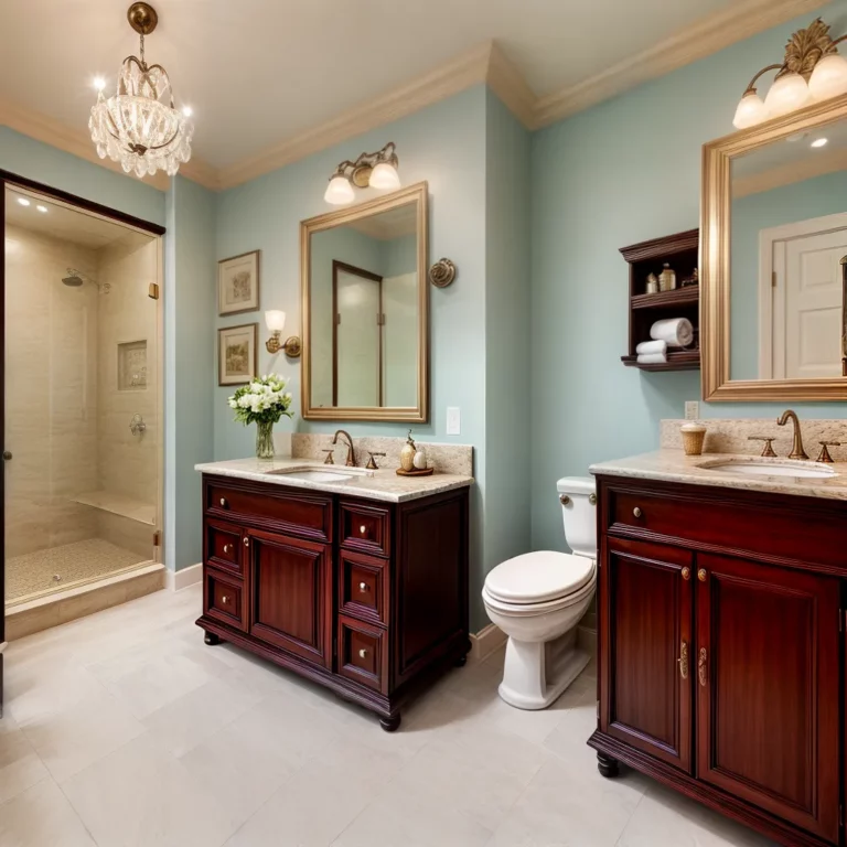 Banheiros com estilo clássico: móveis elegantes e atemporais