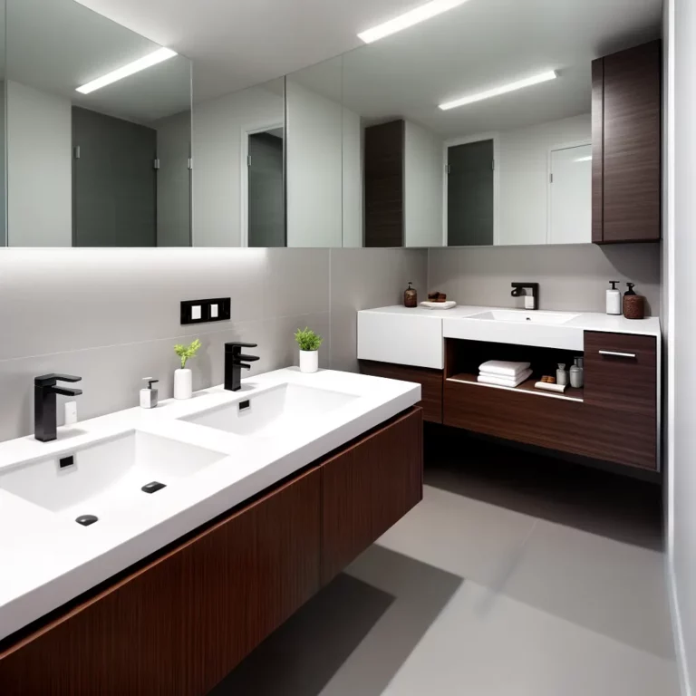 Banheiros com estilo contemporâneo: móveis modernos e versáteis