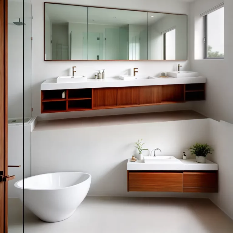 Banheiros com estilo minimalista japonês: móveis simples e equilibrados