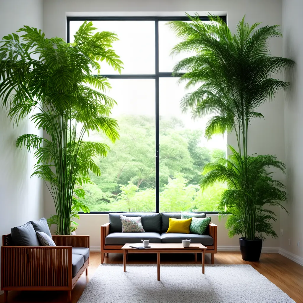 sala arejada janela plantas plastico