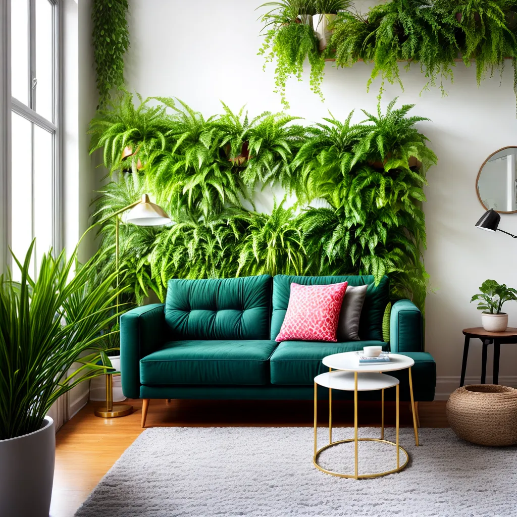 apartamento acolhedor plantas plasticas verdes