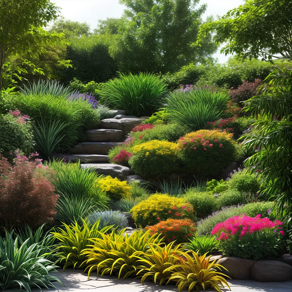jardim interno plastico realista sustentavel