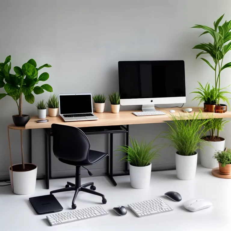 Usando Plantas de Plástico para Adicionar Personalidade ao Seu Espaço de Trabalho