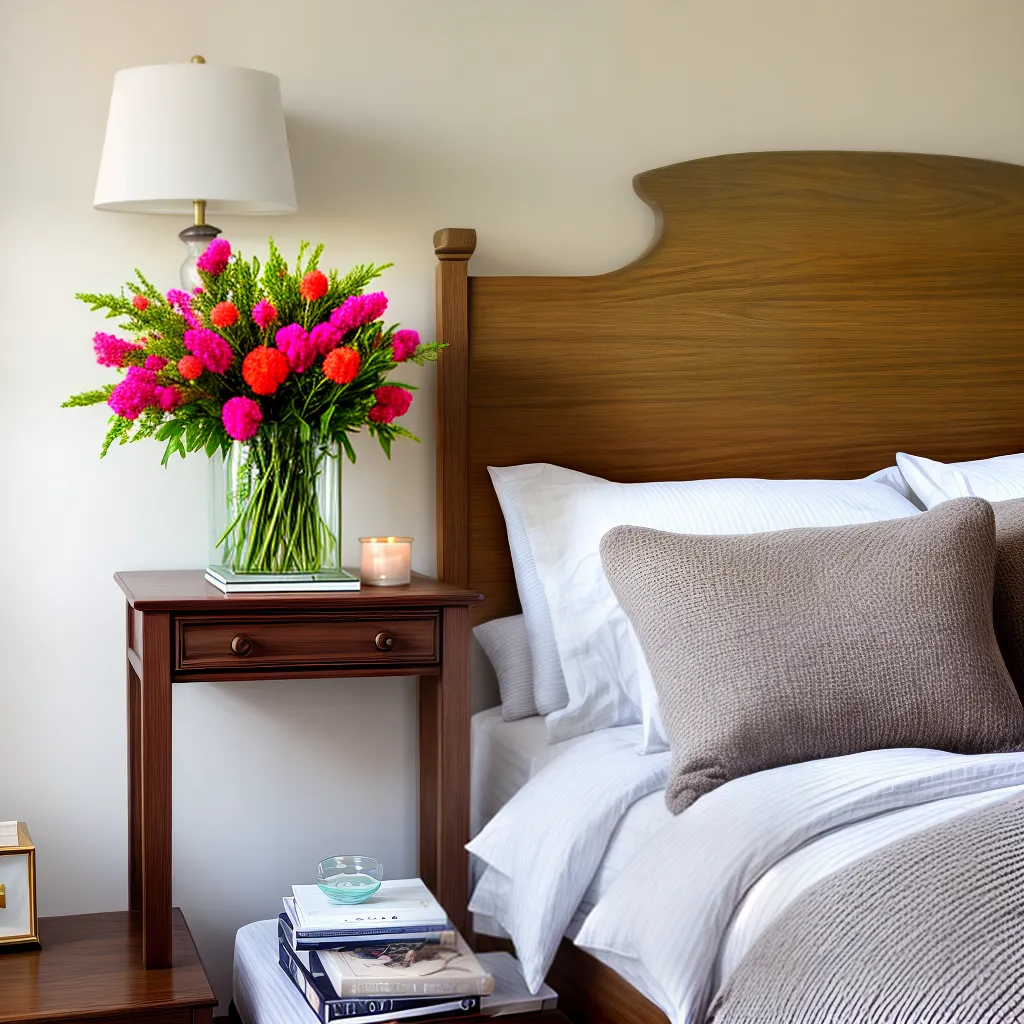 quarto acoalhador flores artificiais