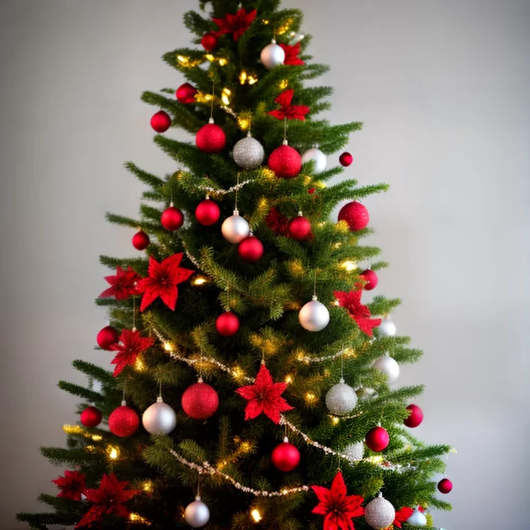Flores falsas para decoração de Natal: inspirações