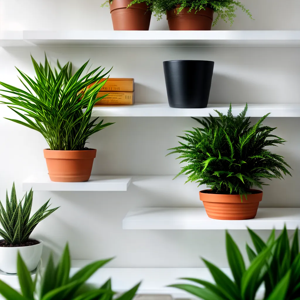 planta verde prateleira branca interior 1