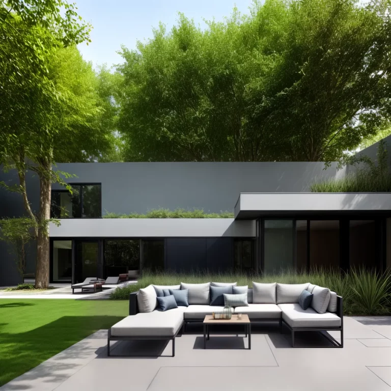 Móveis para jardim de aço corten: como criar um ambiente industrial.
