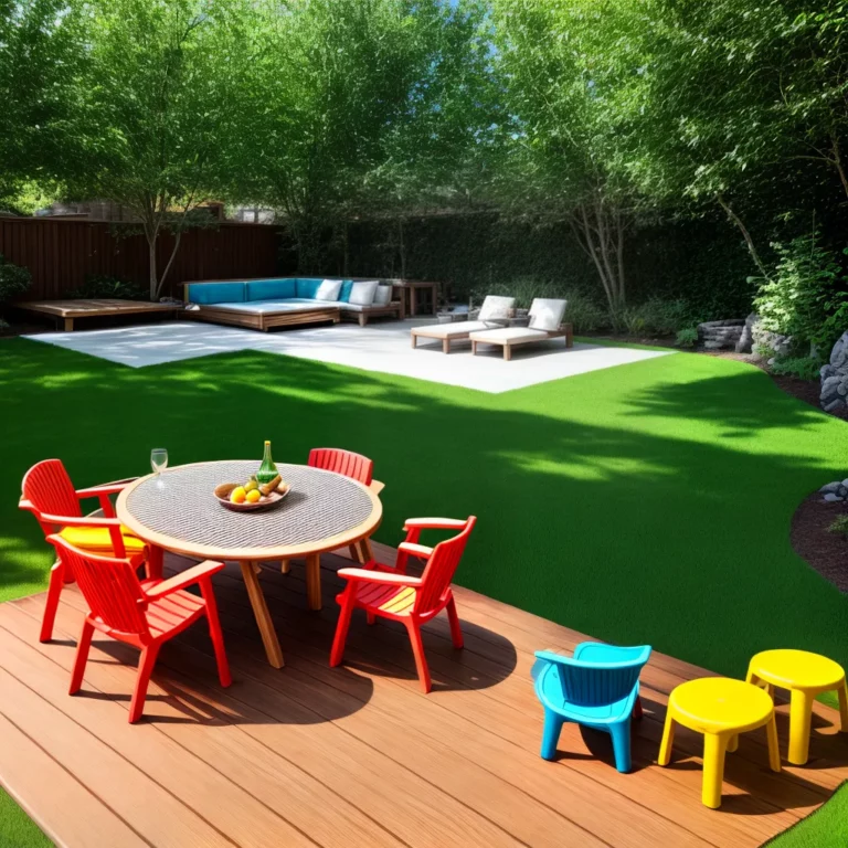 Como escolher móveis para jardim que sejam seguros para crianças e animais de estimação?