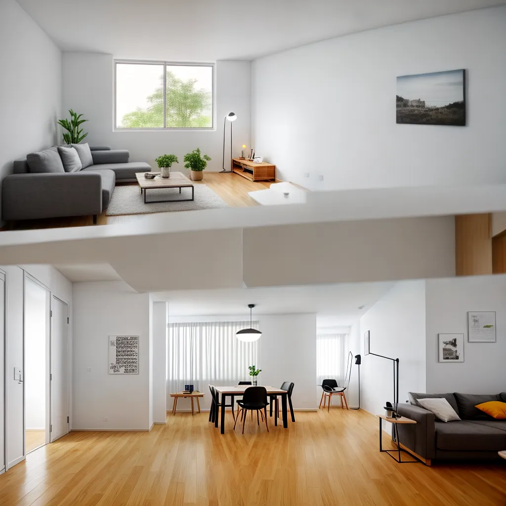 quarto claro espelho decoracao minimalista