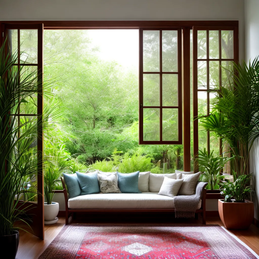 cantinho zen luz natural meditacao