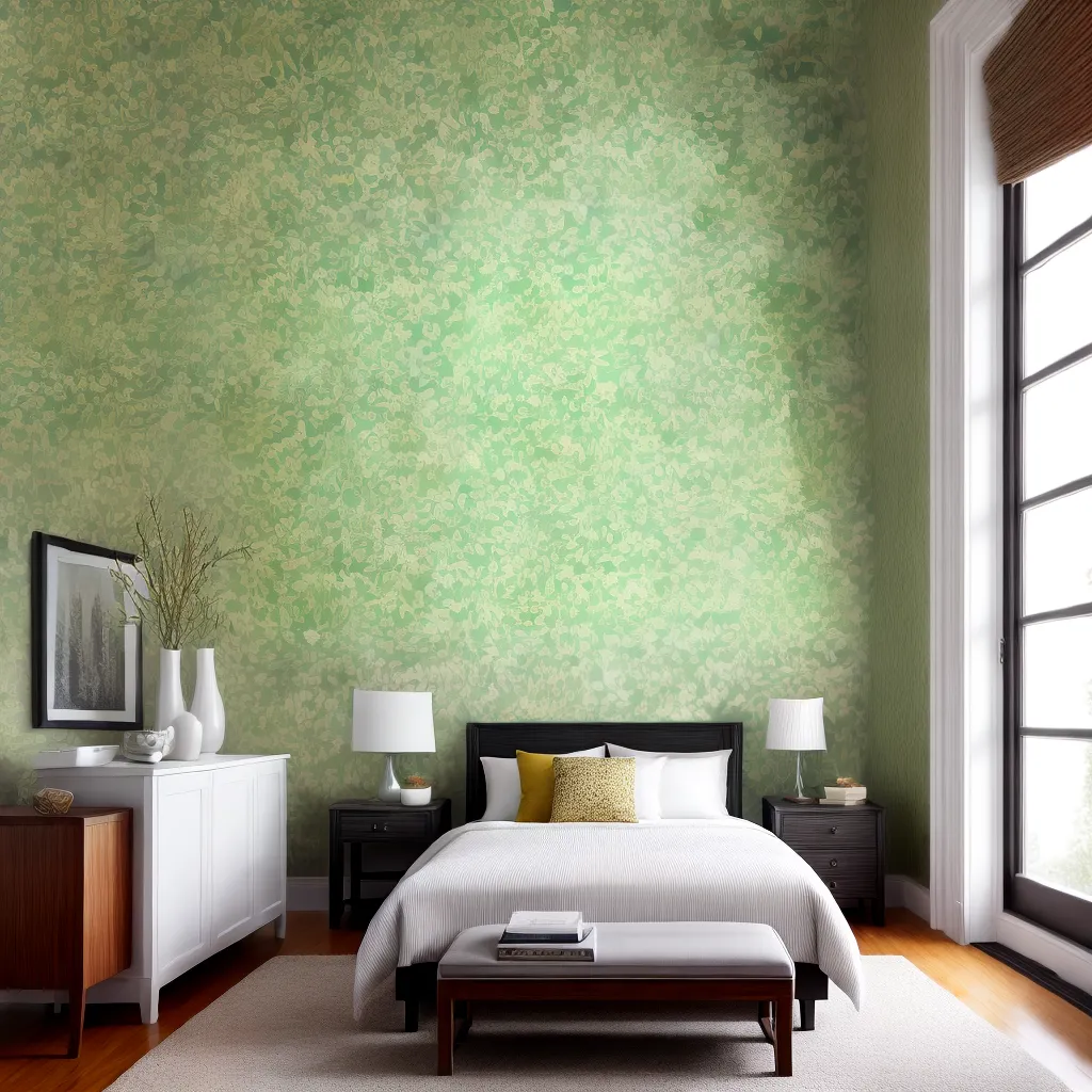 quarto papel de parede natureza decoracao