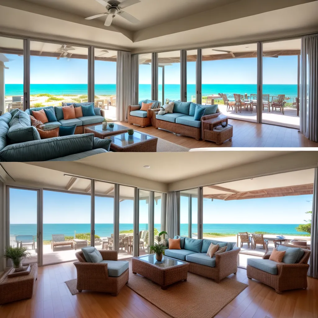 Design de interiores para a casa de praia perfeita