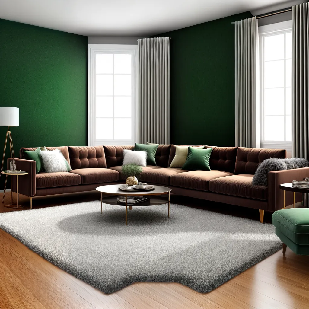 sala estar texturas sofa verde