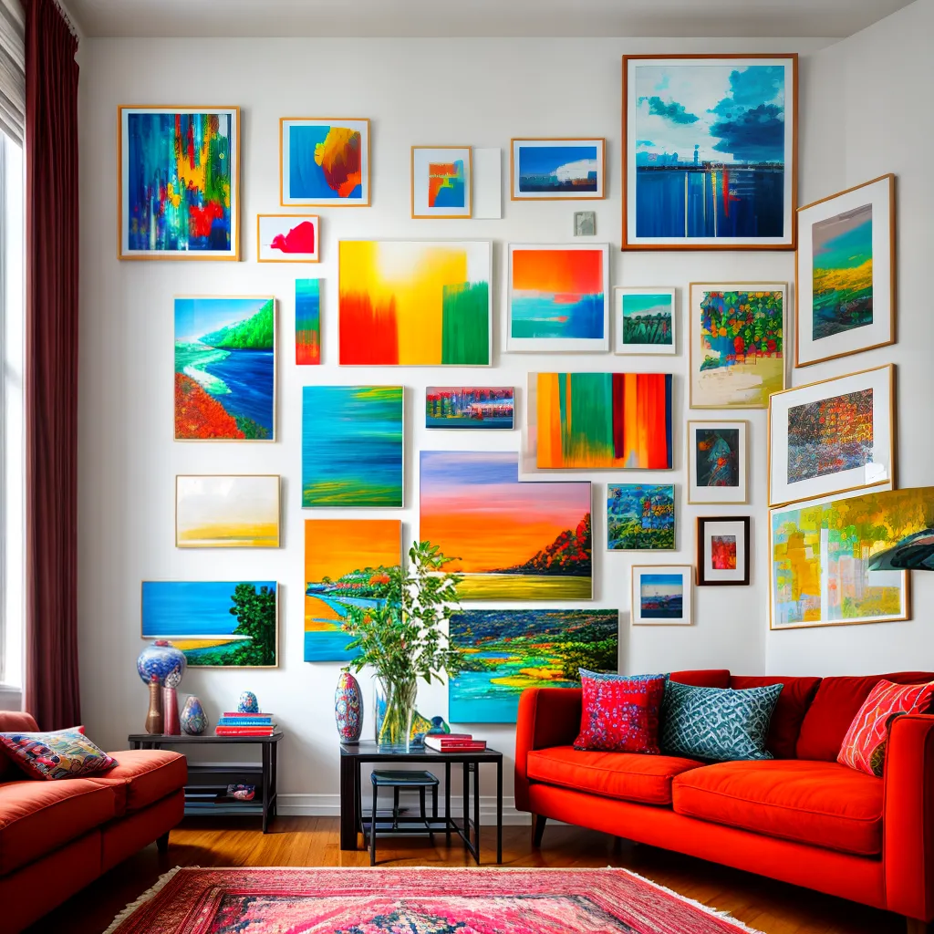 galeria arte colorida ecletica