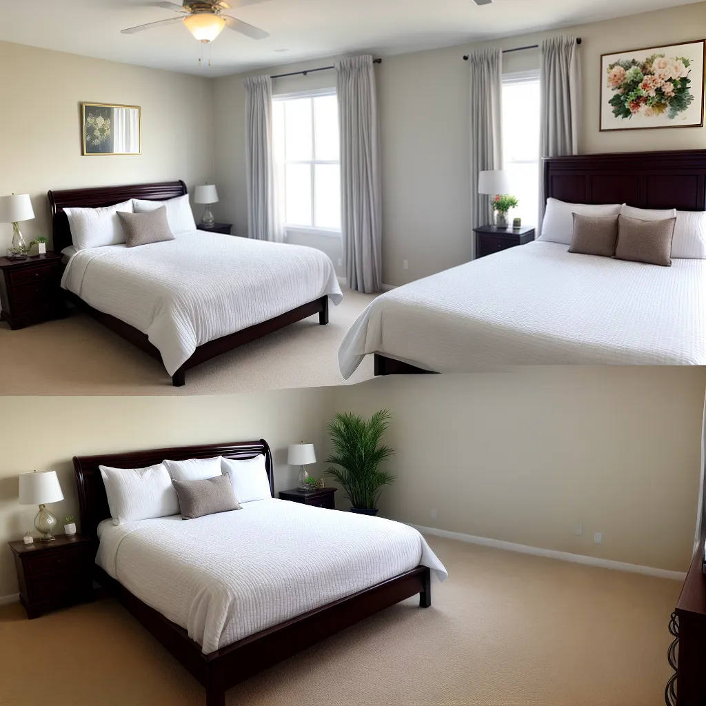 quarto decorado cama king