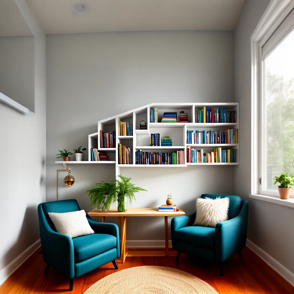 Como incorporar livros no design de interiores