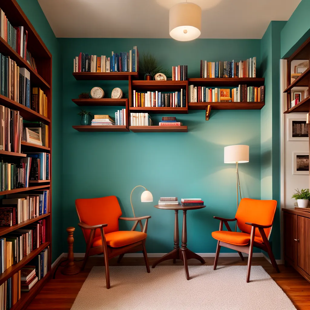 Como incorporar livros no design de interiores