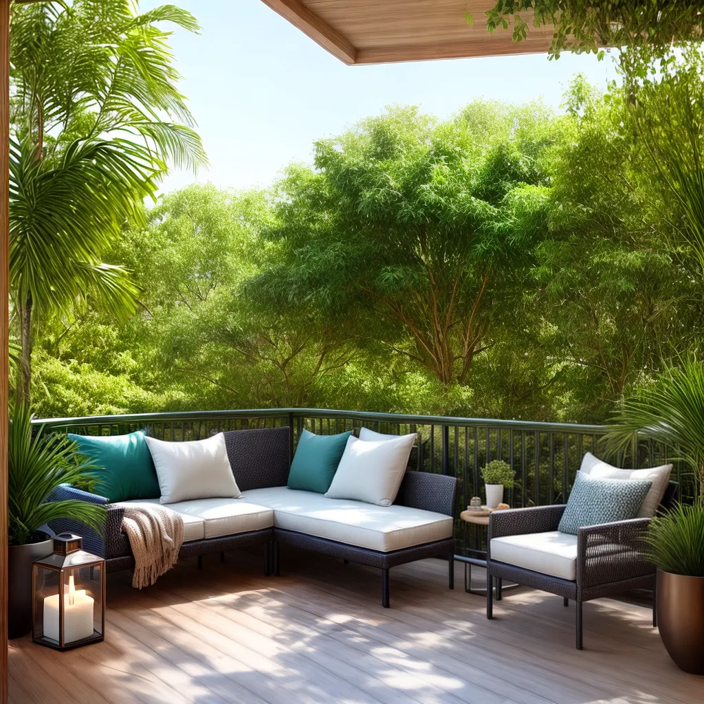 varanda acolhedora lounge plantas serenidade