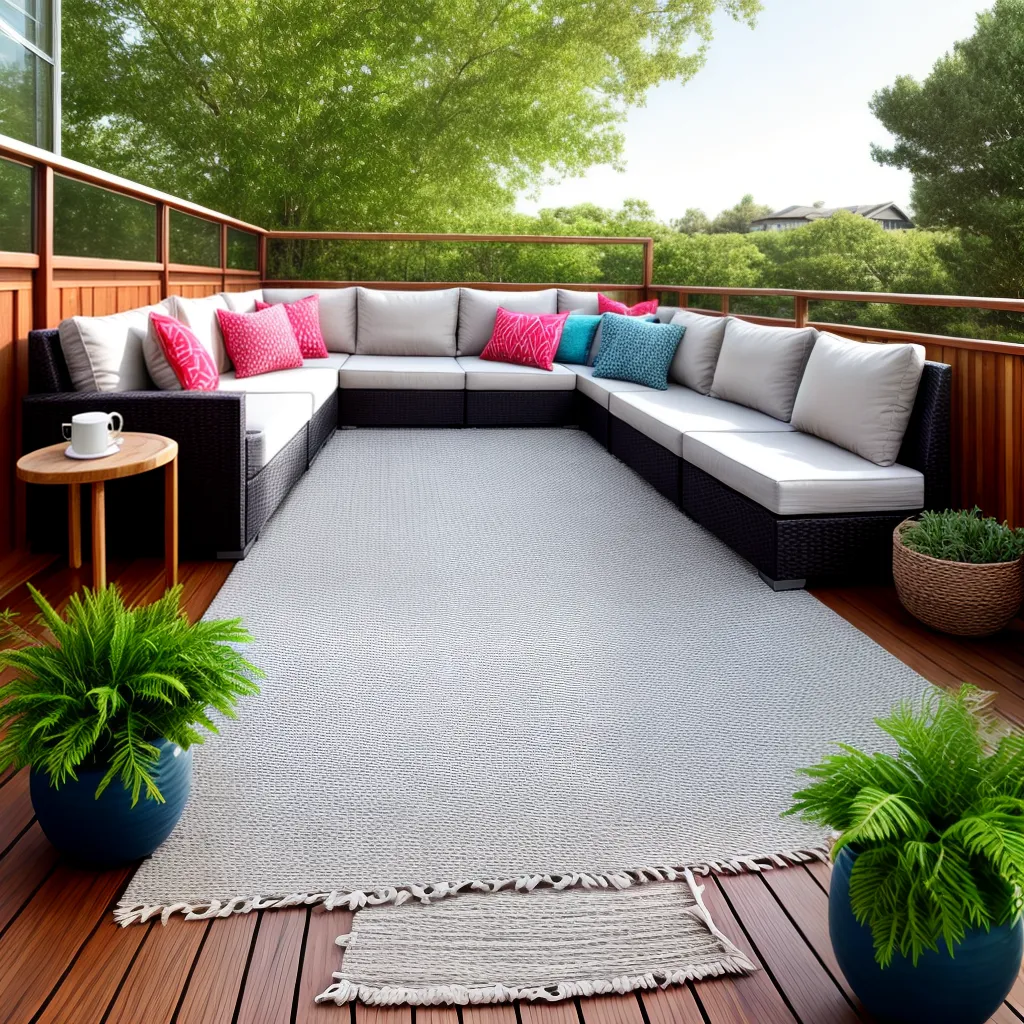 espaco ao ar livre deck estilo