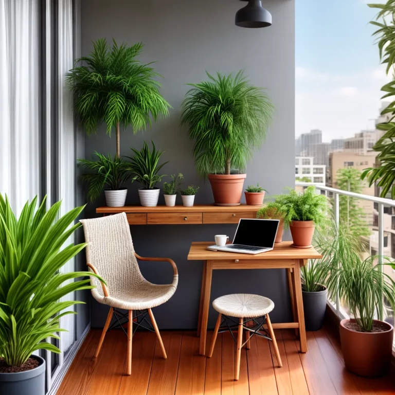 Como criar um espaço de trabalho na varanda
