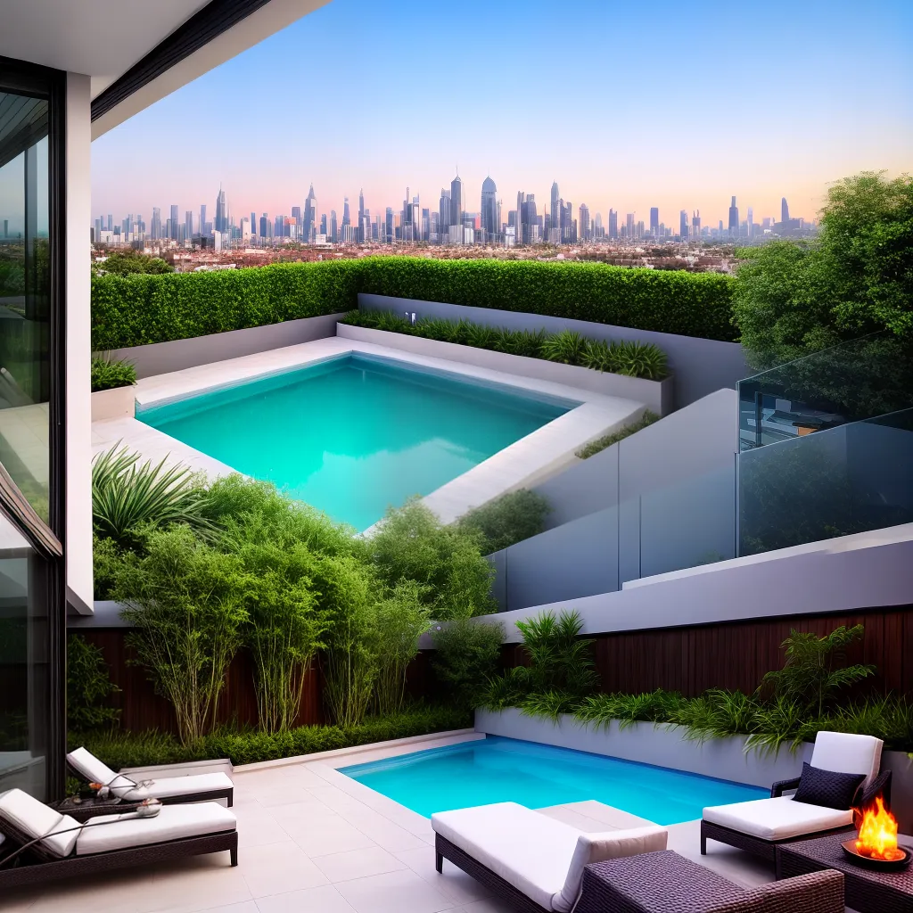 terraco piscina infinita cidade verde