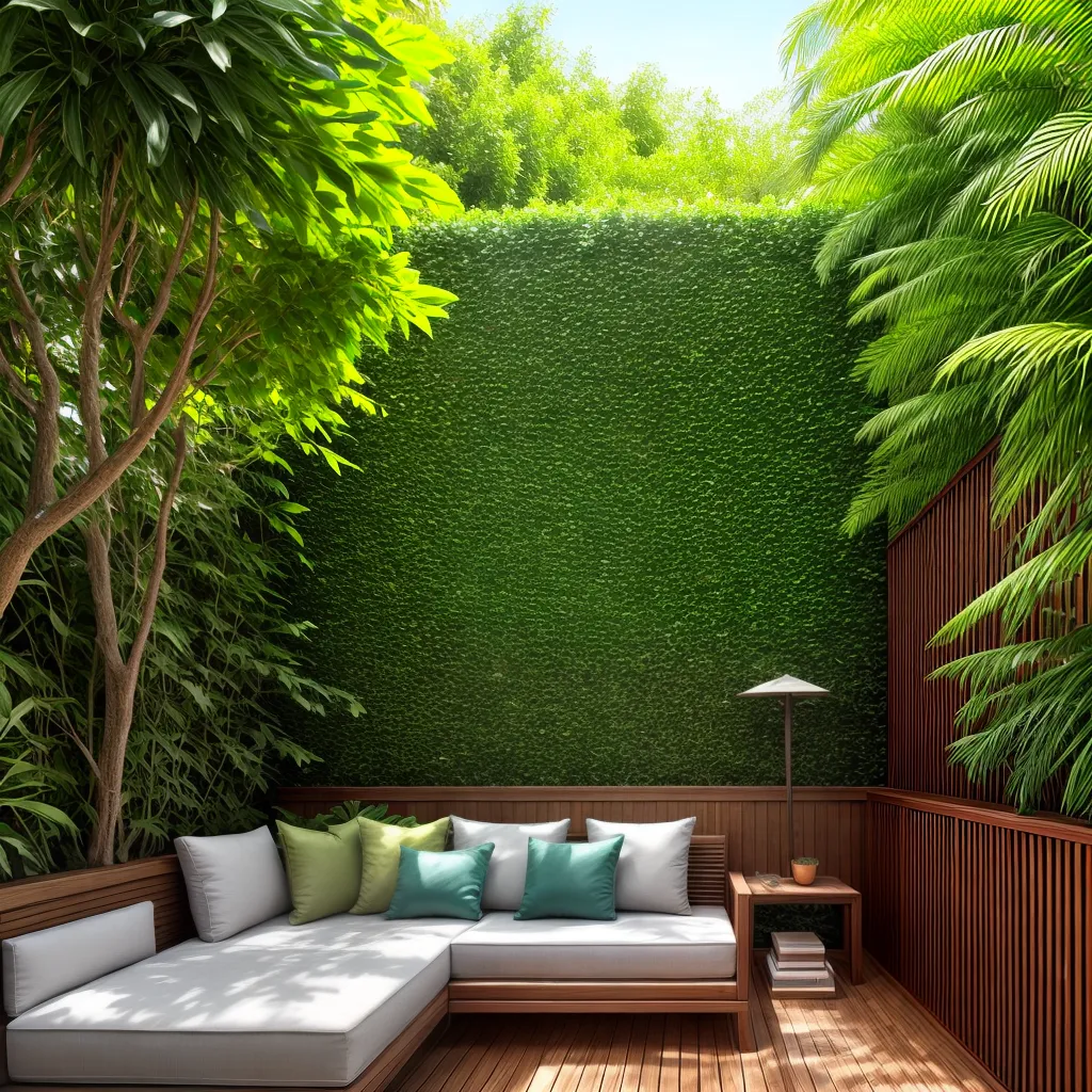 varanda apartamento privacidade verde