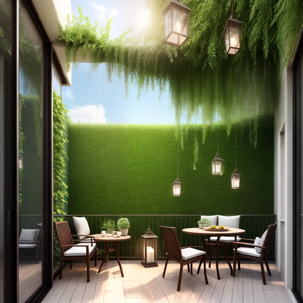 varanda oasis jardim vertical lanterna