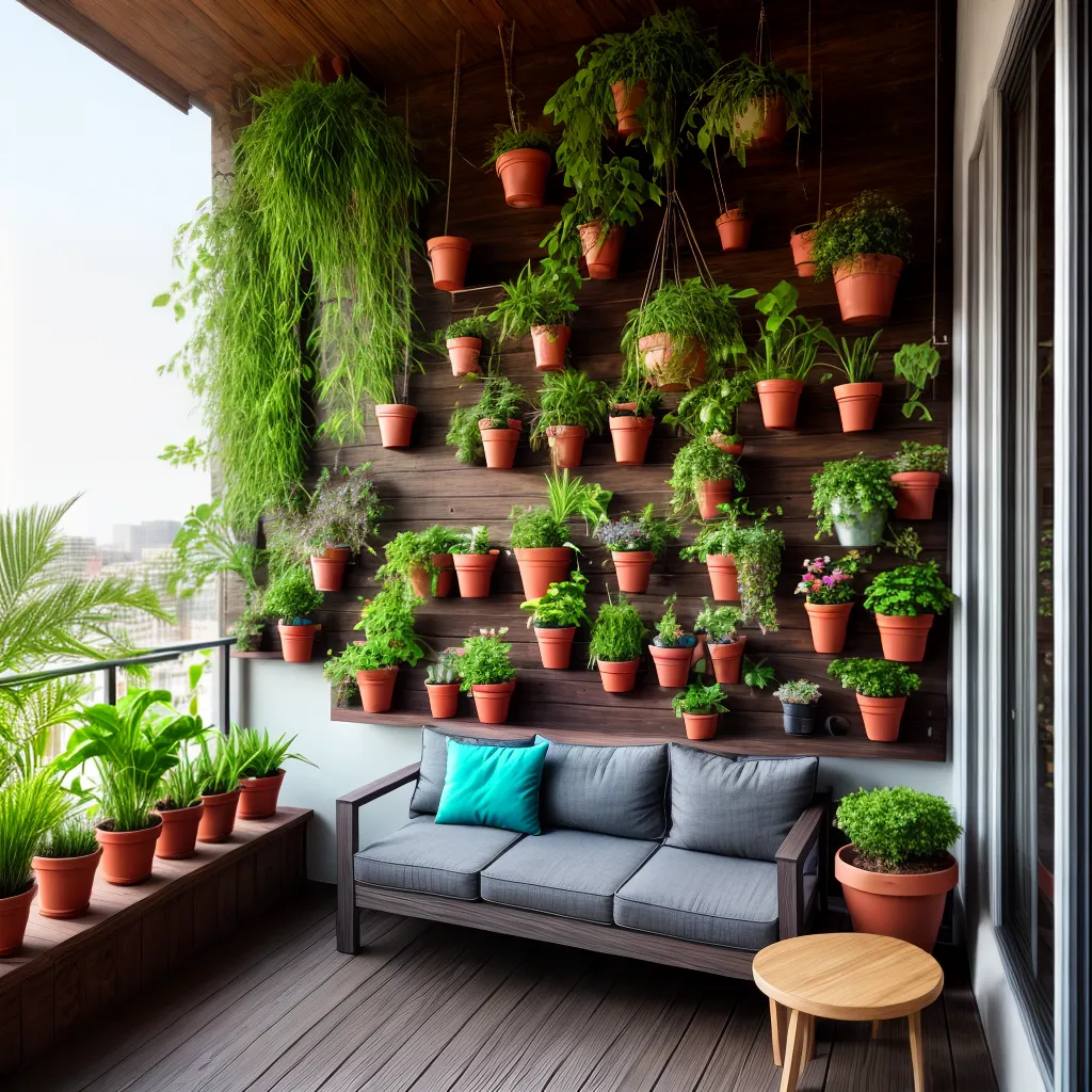 varanda sustentavel jardim vertical