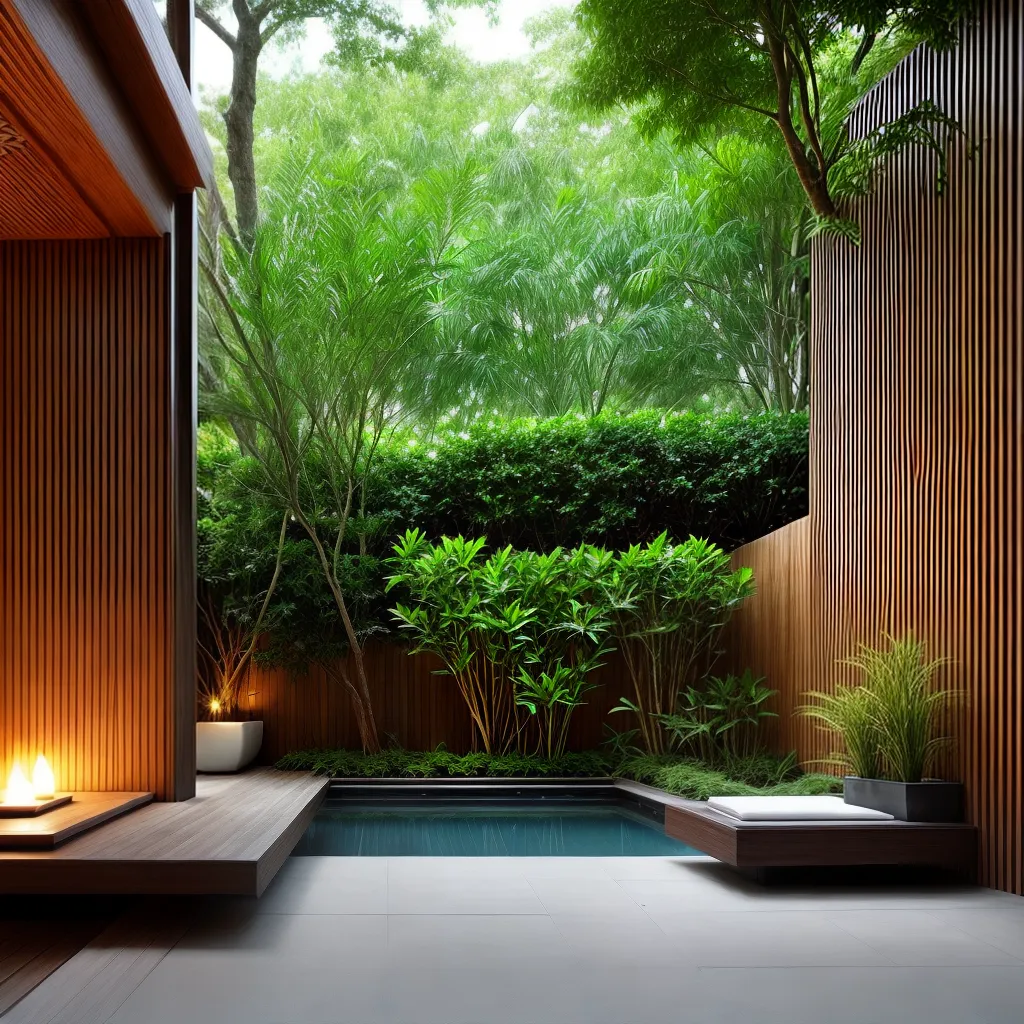 varanda zen natureza plantas