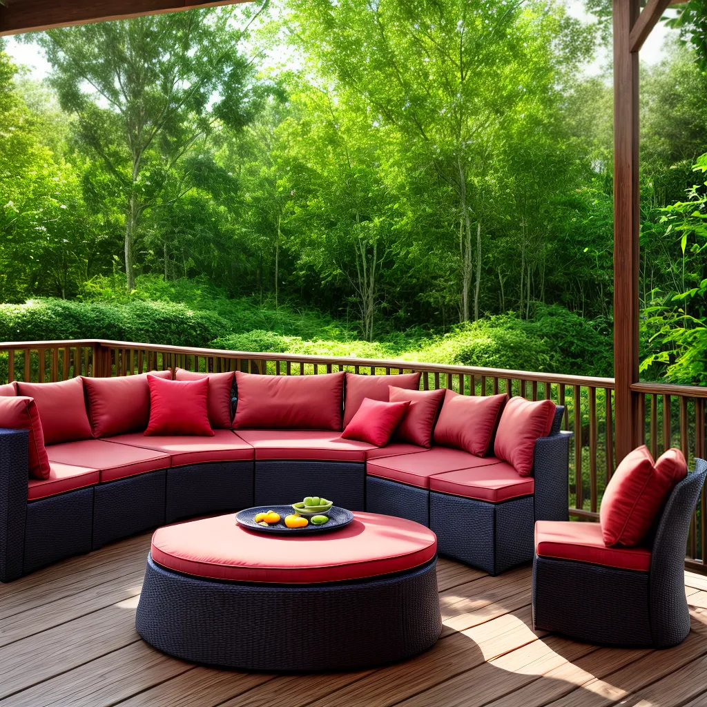 patio madeira sofa rattan mesa teka patio madeira sofa rattan mesa teka
