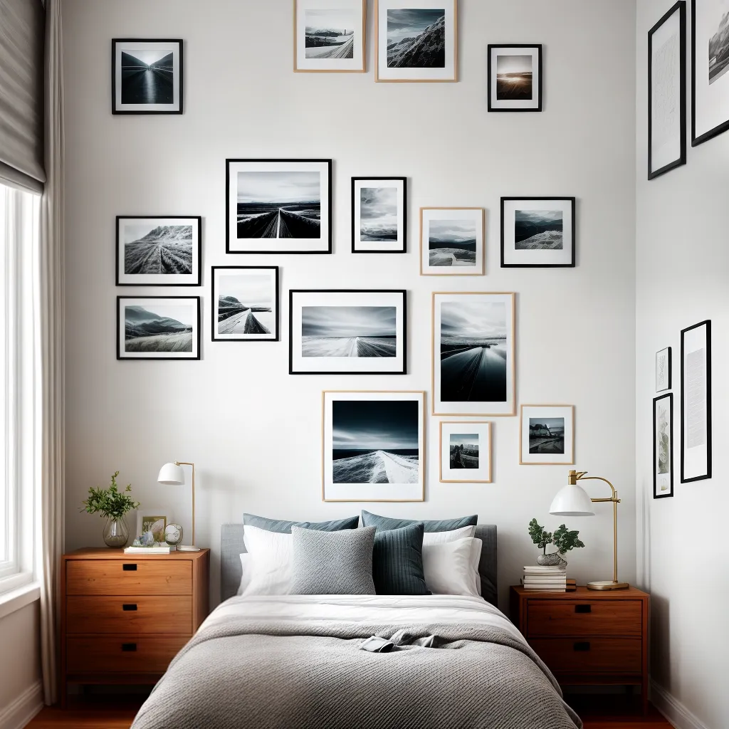quarto acochoante fotos colagem memorias