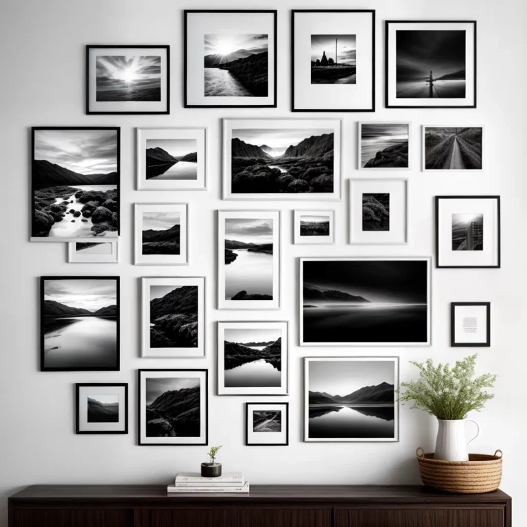 Decoração com fotos preto e branco: como fazer