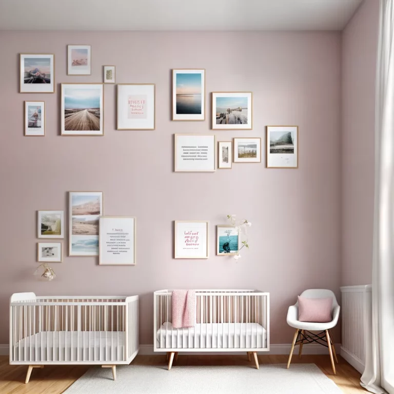Como usar fotos na decoração do quarto do bebê