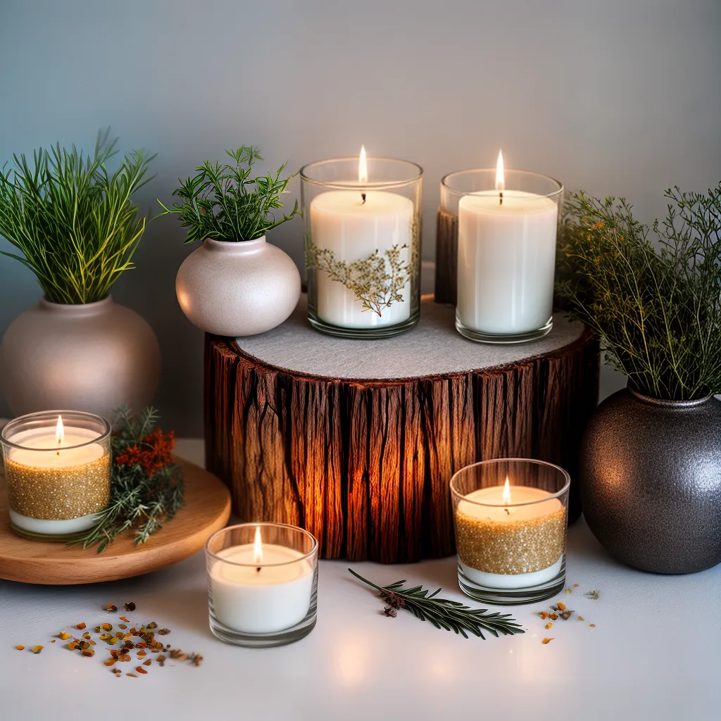 velas decorativas diy flores ervas brilho velas decorativas diy flores ervas brilho