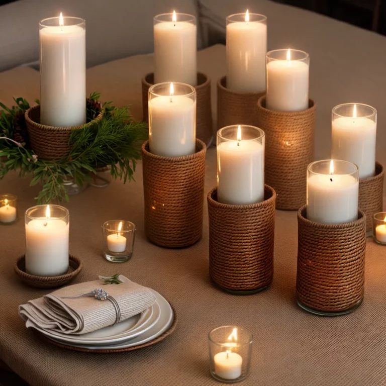Ideias criativas para suportes de vela na decoração