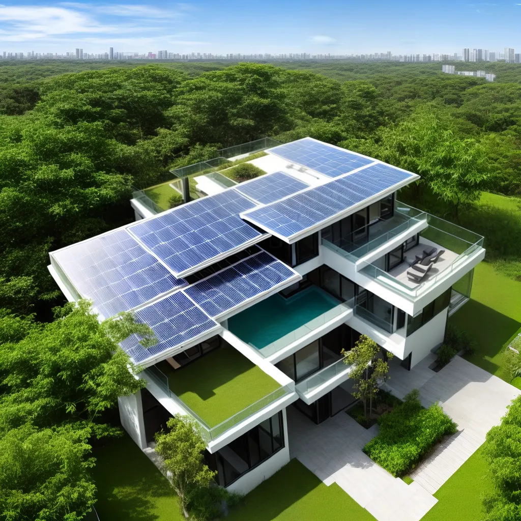 casa ecologica solar jardim natureza